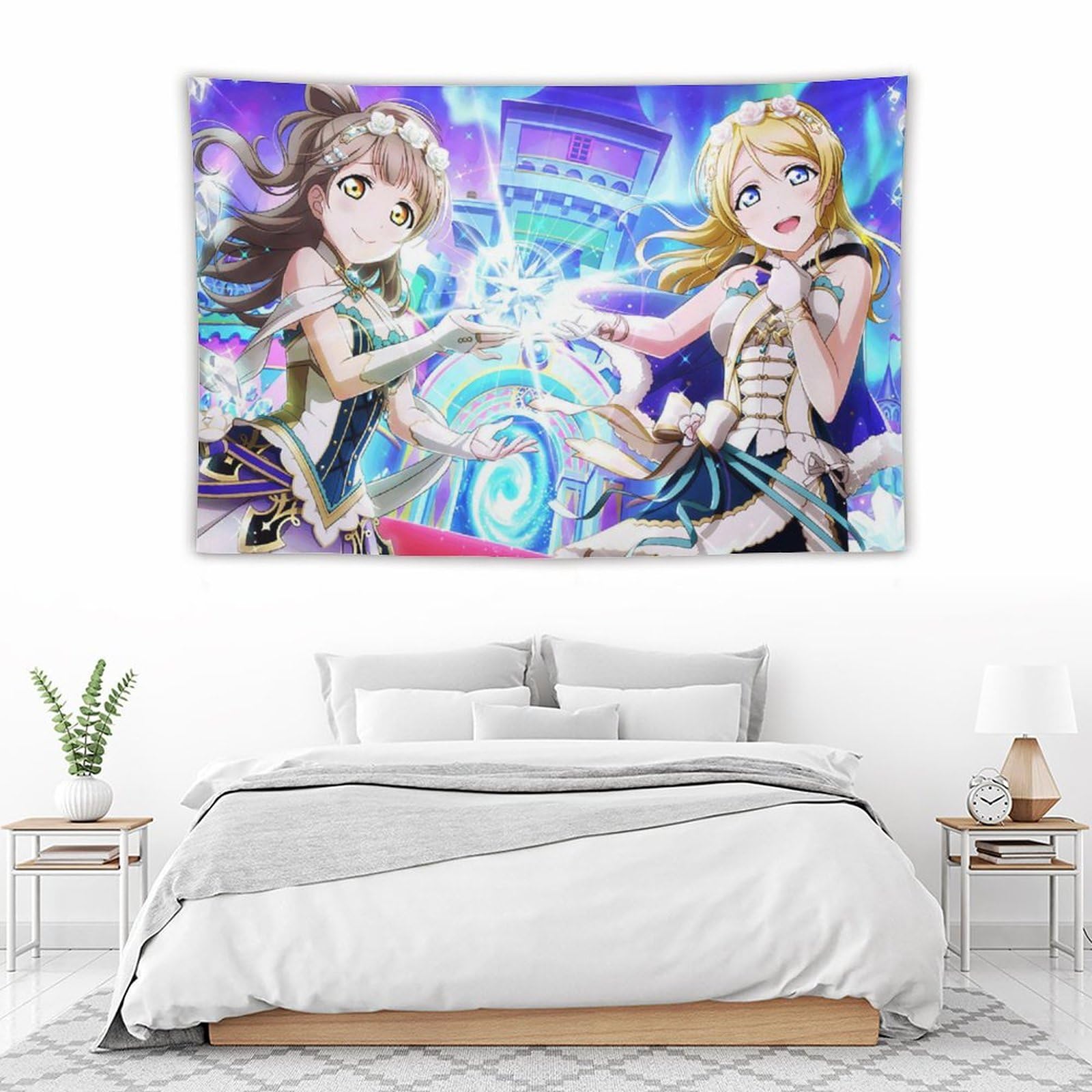 Amazon.co.jp: ラブライブ スクスタ 南ことり 絢瀬絵里 タペストリー